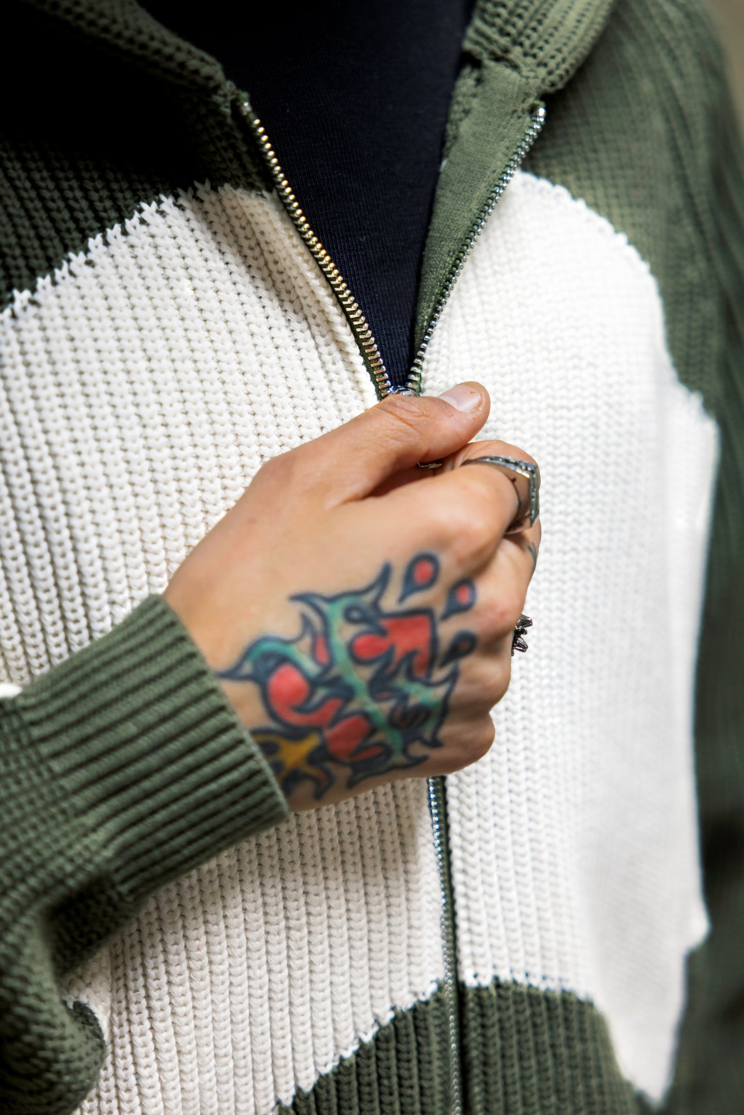 VEIN Knitted Hoodie