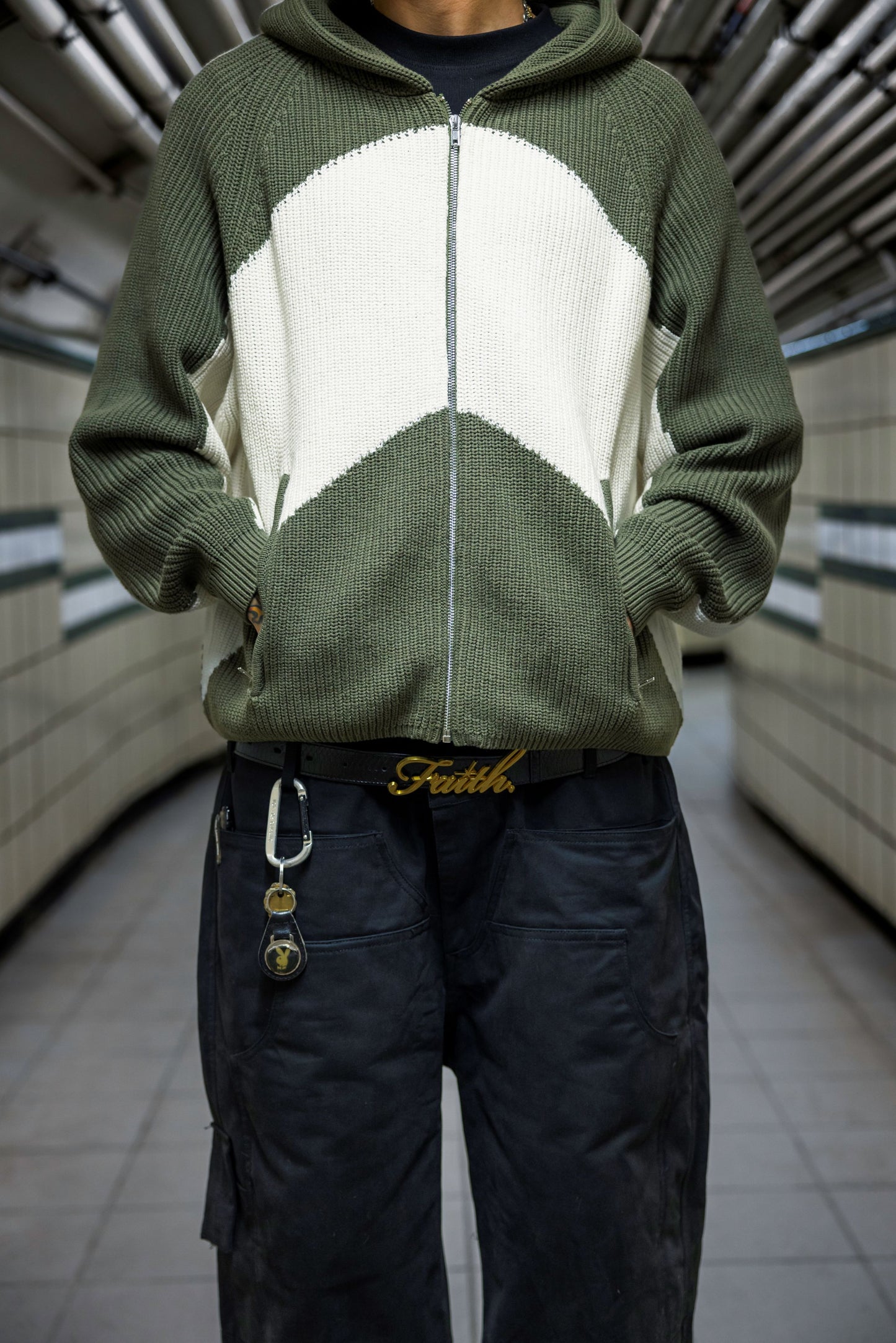VEIN Knitted Hoodie