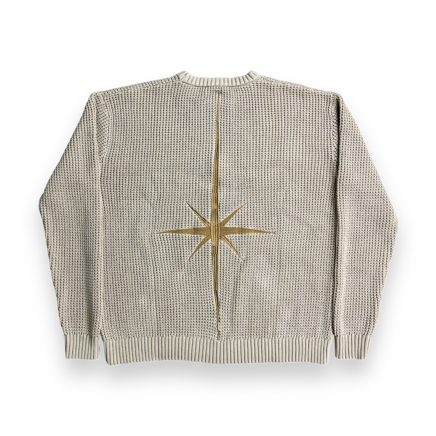 Tan North Star Knitted Sweater
