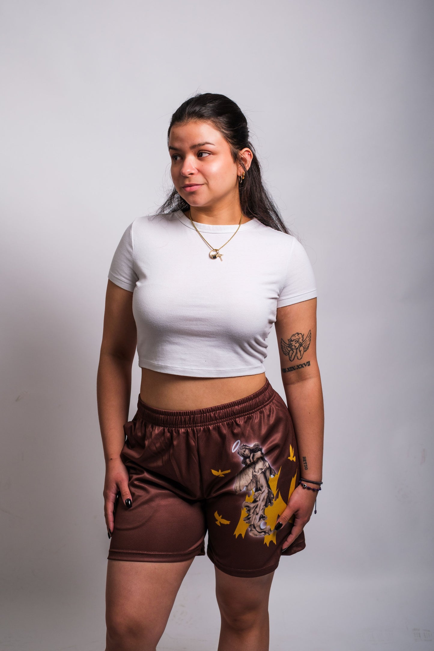 Brown Angel Shorts
