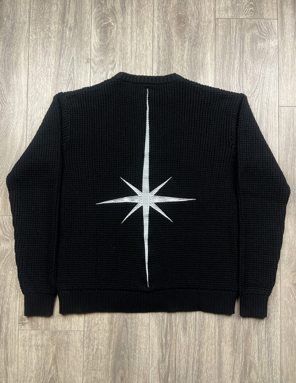 Black North Star Knitted Sweater