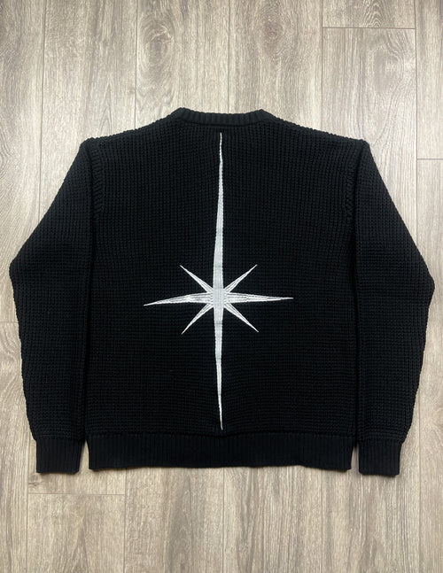 Black North Star Knitted Sweater