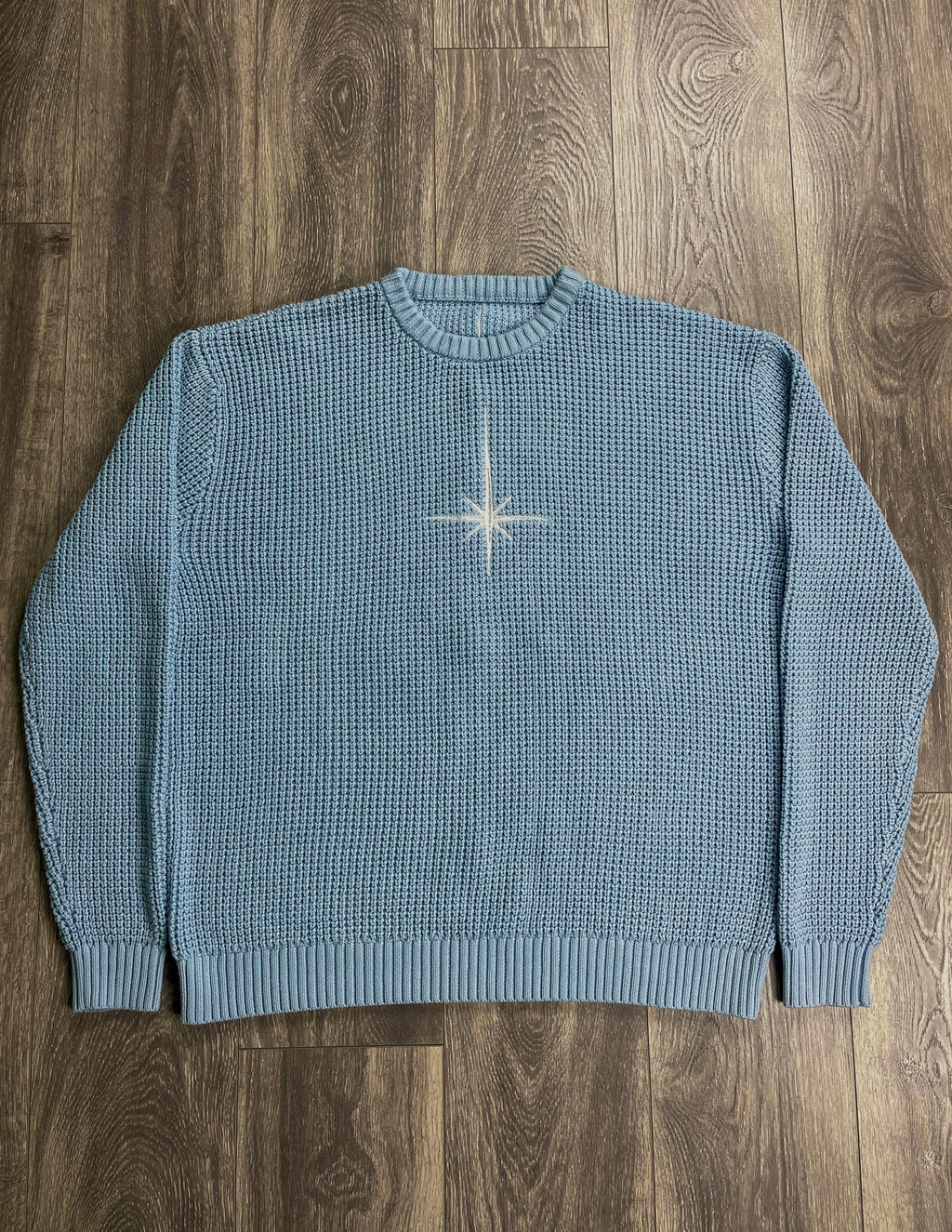 Blue North Star Knitted Sweater