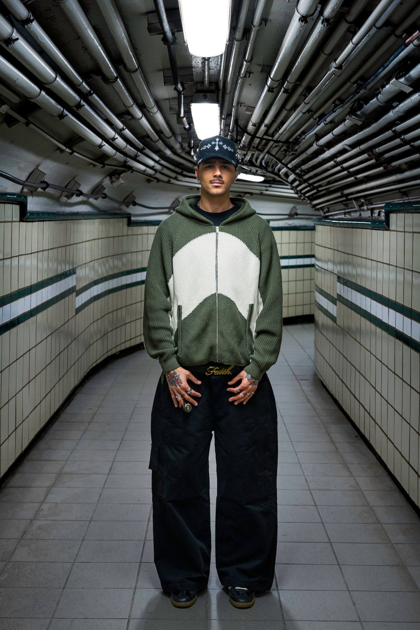VEIN Knitted Hoodie