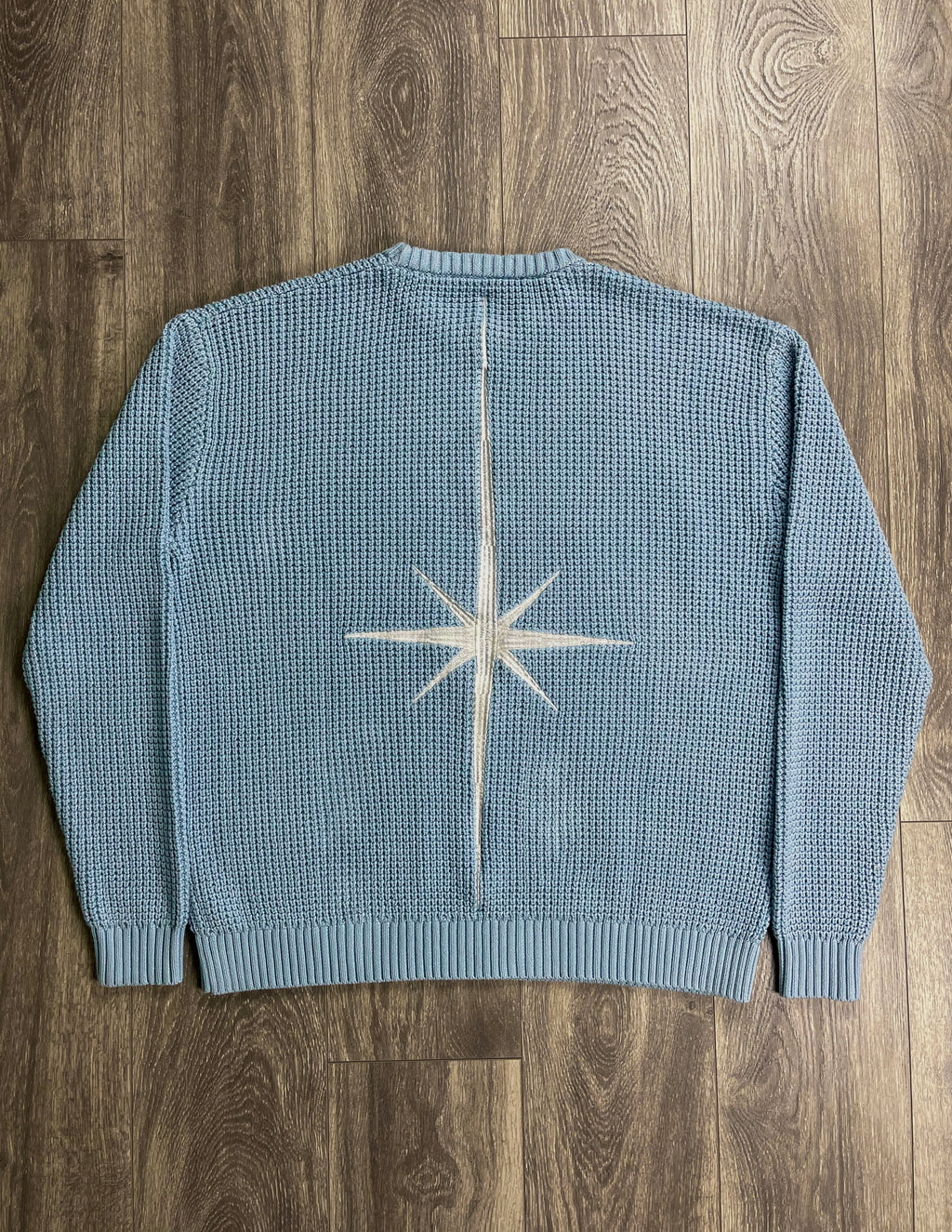 Blue North Star Knitted Sweater