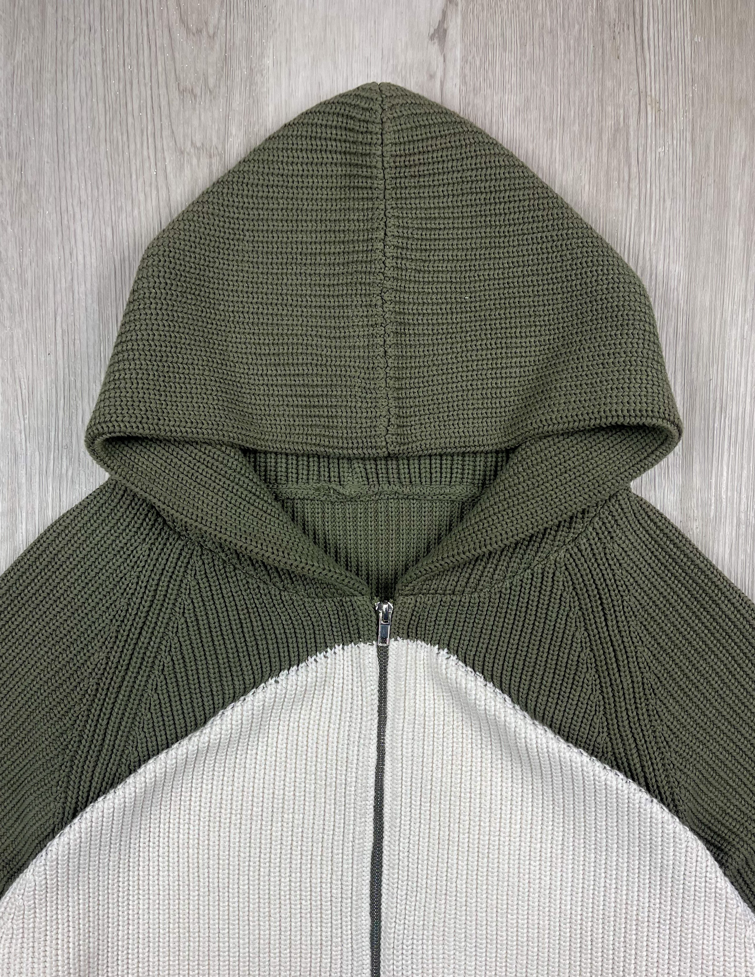 STRIPE Knitted Hoodie