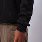 Black North Star Knitted Sweater