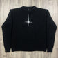 Black North Star Knitted Sweater