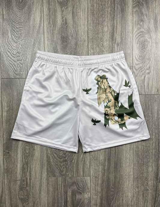 Cream Angel Shorts